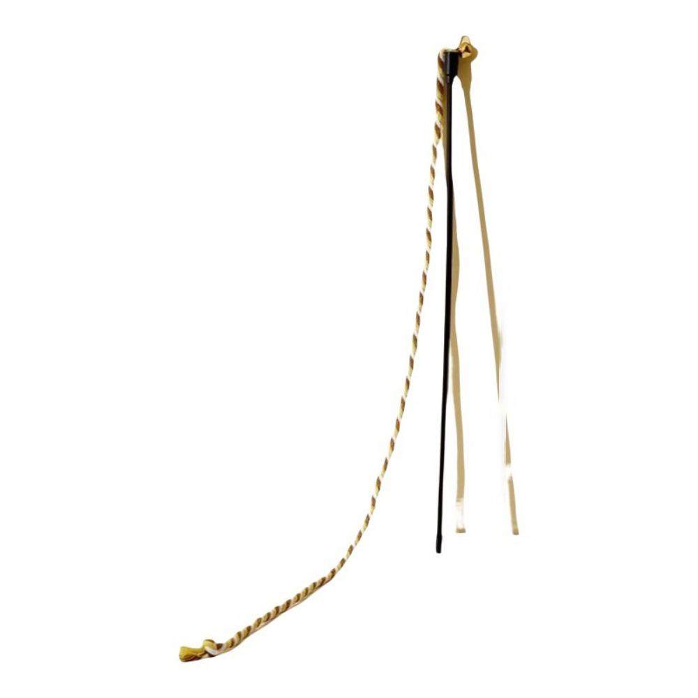 Simulation Feather Cat Stick Toy Bell Attachment Interactive Design Kitten Playing Toy Flexible Lightweight Feather Cat Toy