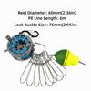 Stainless Steel Fish Stringer PE Line Fishing Stringer Clips Durable Fishing Lock Buckle  For Kayak