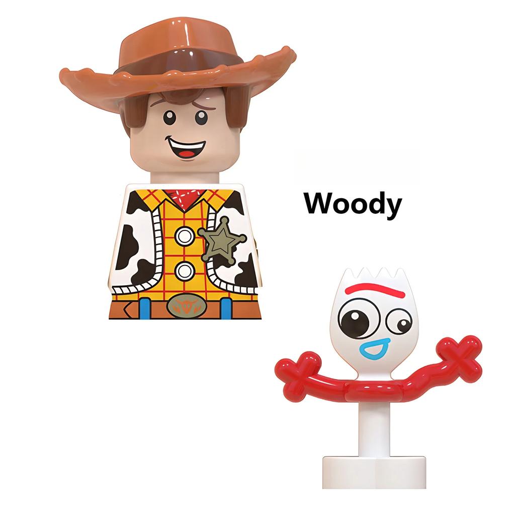 Disney Toy Story Mini Figure Set Woody Buzz Lightyear Jesse Alien Duck Style Action Figure