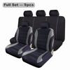 Five-Seat Striped Car Seat Cover for All Seasons