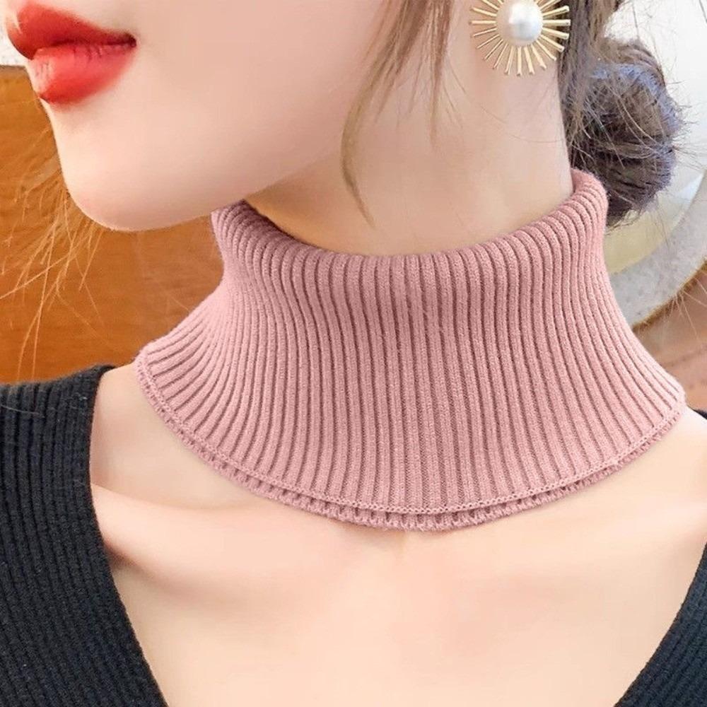 Knitted Neck Warmer Detachable Turtleneck New Fake Collar  Gift
