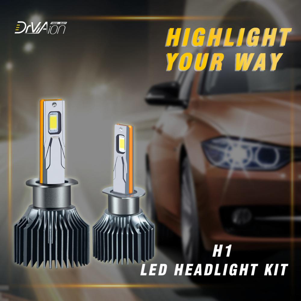 K5C Plus H1 H7 Led 9005 HB3 9006 HB4 H4 H11 светодиодные лампы для фар Canbus диодные автомобильные фары 12 В 6000 К 40000 люмен супер яркие