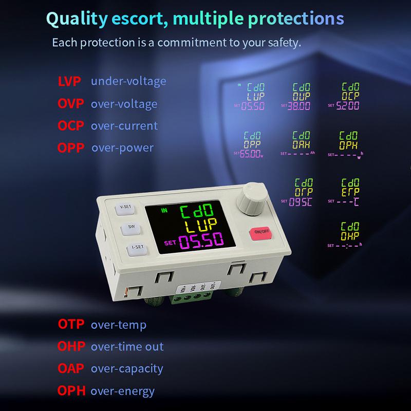 SK60X 60W 120W CNC Buck Boost DC Adjustable Voltage Regulator Power Supply Constant Voltage And Current Solar Charging Module.