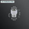 Hex Head Stainless Steel Coupling Female To Male Coupler  for Water Gas Oil Pipe