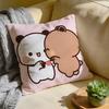 Чехол для подушки Panda BBubu DDudu Стиранный Лен Мягкий Дышащий Декоративный Чехол для Дивана Домашний Чехол для Подушки