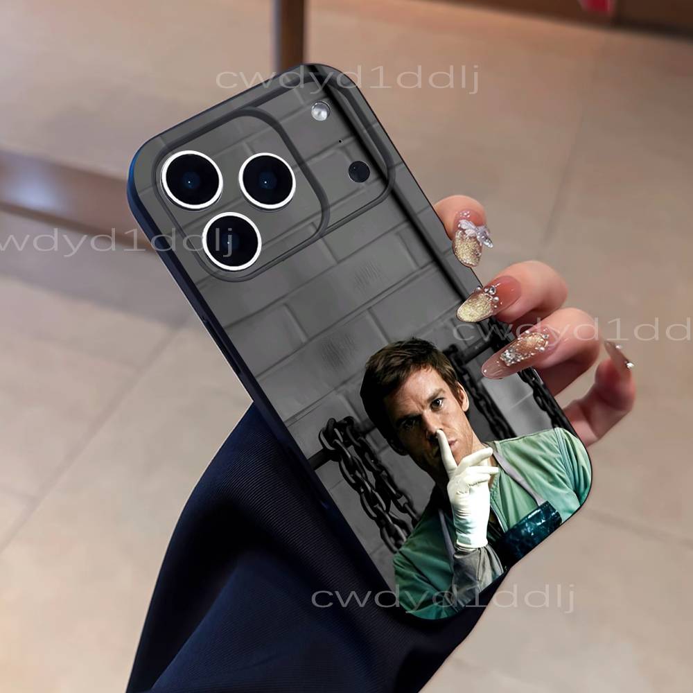 Чехол для телефона Декстер Морган для iPhone 17,16,15,11,12,14,13 Pro Max Mini XS,XR,7 Plus 16E Air Ударопрочный Мягкий Чехол