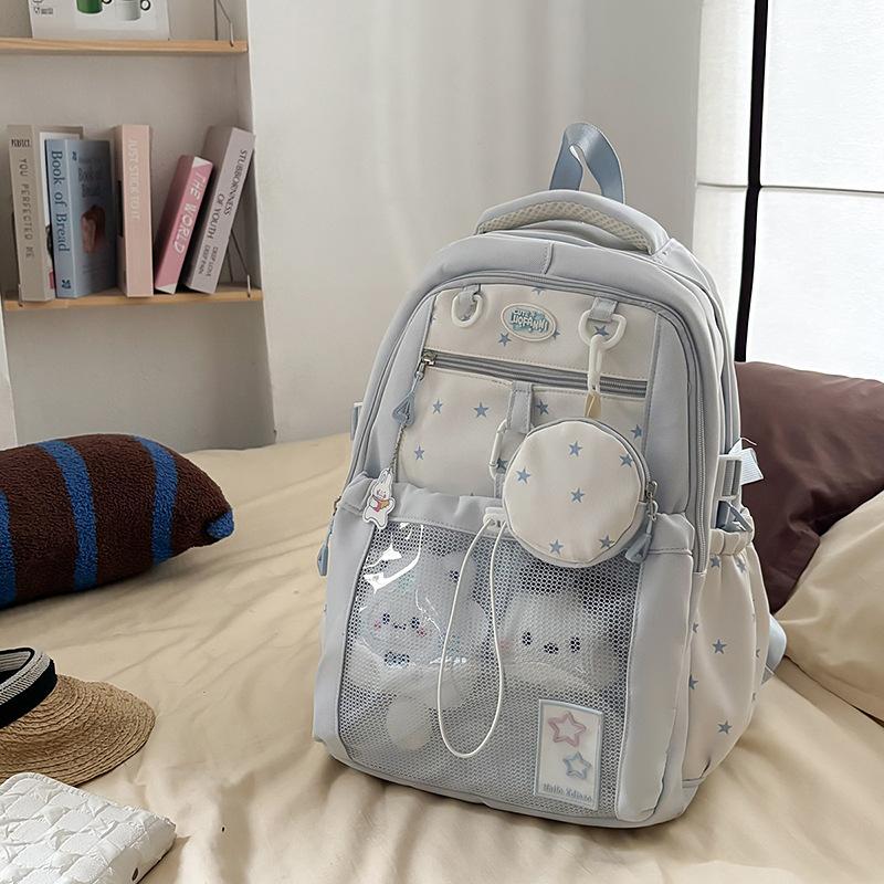 Школьный рюкзак японский ins новый высококачественный свежий и сладкий pain bag, легкий и вместительный рюкзак для учеников младшей и старшей школы