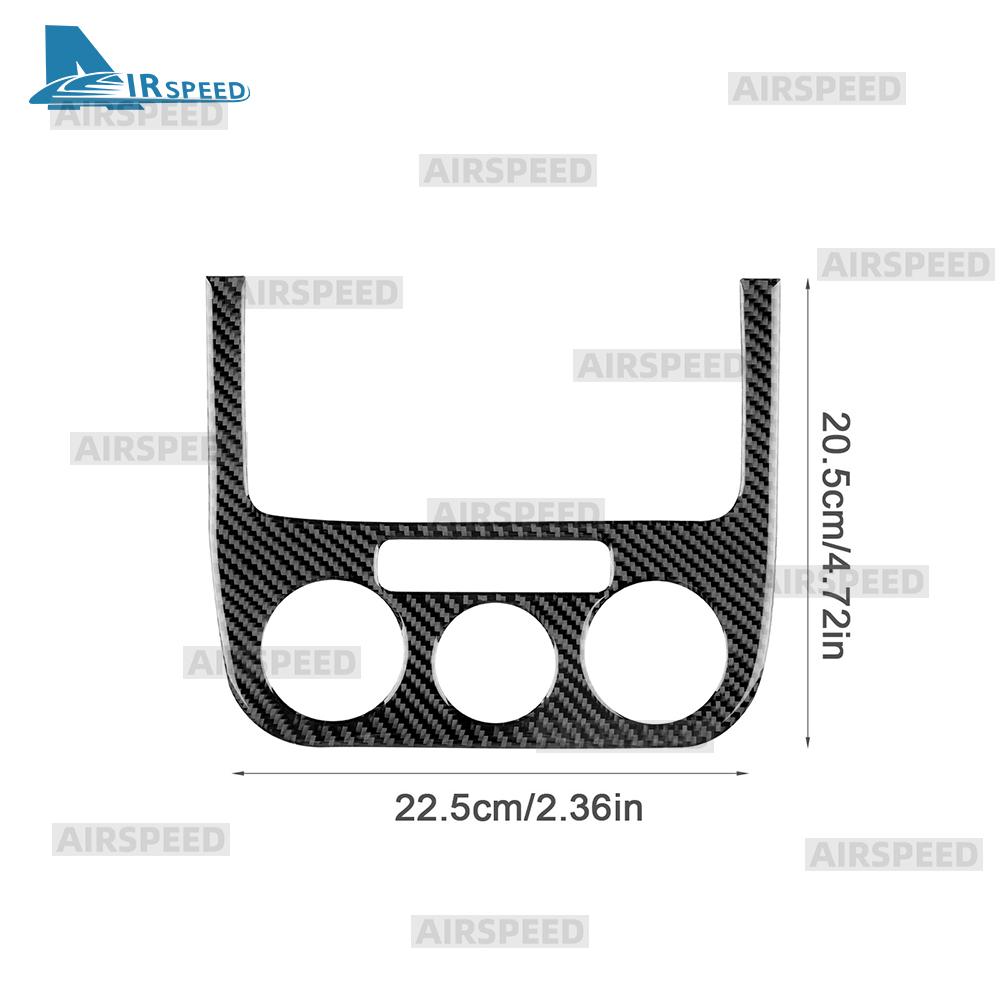 Настоящая мягкая карбоновая наклейка для Volkswagen VW Golf 5 Rabbit 2005 2006 2007 Jetta 2005 2006 2007 2008 2009 Аксессуары для ручек управления кондиционером