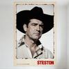 Винтажная реклама ковбойской шляпы Stetson, жестяная табличка, ретро, состаренный металлический постер для западного бара, домашний настенный декор
