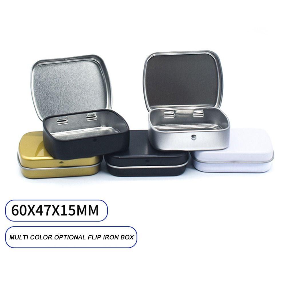 Мини Жестяная Коробка Металлическая Банка для Хранения Новая Жестяная Коробка на Петлях Конфеты