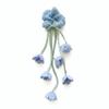 Fairy Style Bell Orchid Scrunchie Long Streamer Bell Flower Ponytail Holder  Teatime Party