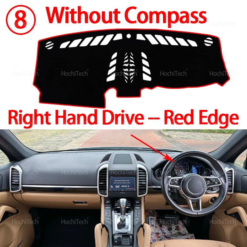 Dashboard Cover Board Anti-Slip Mat Protect Pad Car Sunshade Carpet Rug for Porsche Cayenne 958 GTS 2010 2011 2012 2013-2016