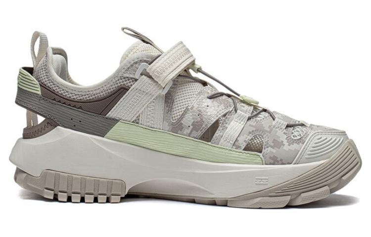 Li Ning CF Linian V2 Нескользящие износостойкие низкие спортивно-повседневные кроссовки мужские Лунный серый AGLT079-1