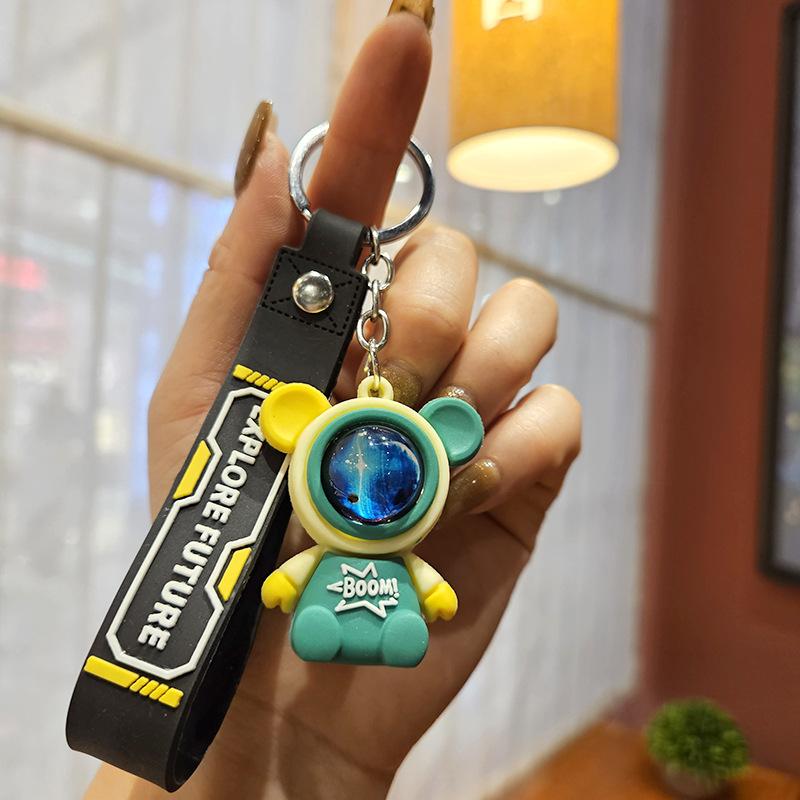 Путешествие к звездному небу брелок астронавт-кролик креативный брелок для ключей автомобиля подвеска подарок для пары кукла подвеска для сумки