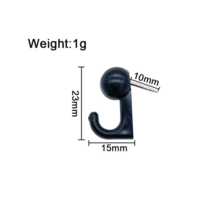 50Pcs Decorative Thumbtack Hooks Plastic Headed Push Pins for Cork Board Bulletin Board Hook Back Design Thumb Tacks