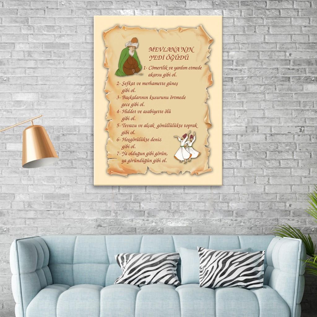 Семь советов по рисованию Мевляны на турецком языке