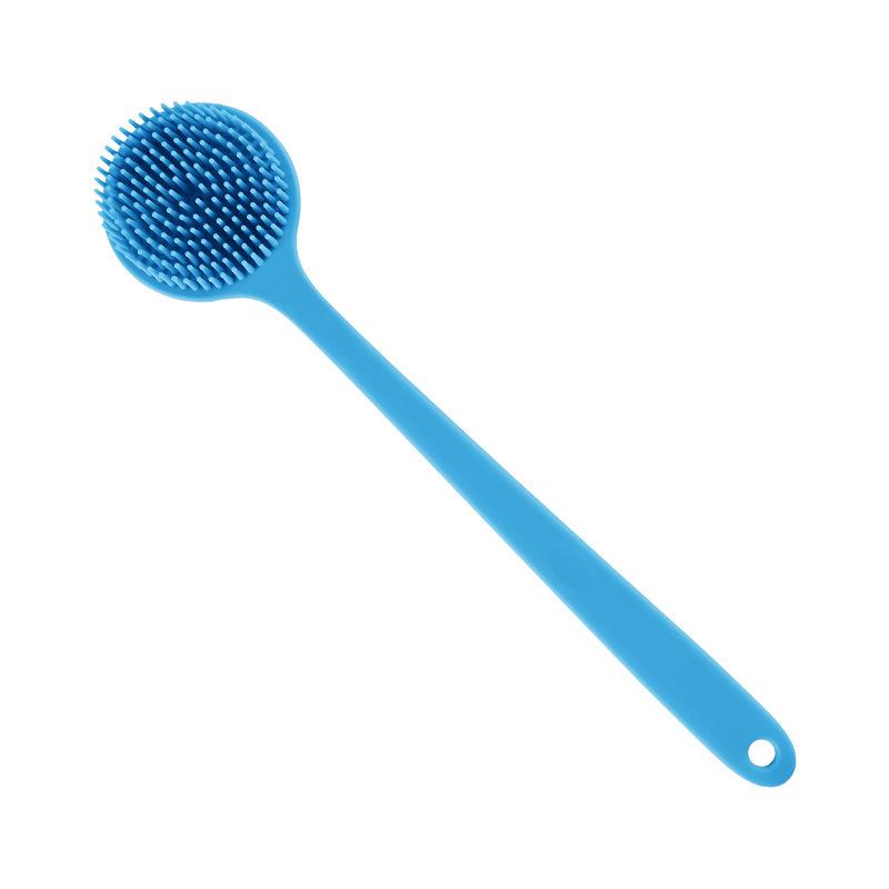 Silicone Long Handle Bath Brush & Double-Sided Back Scrubber