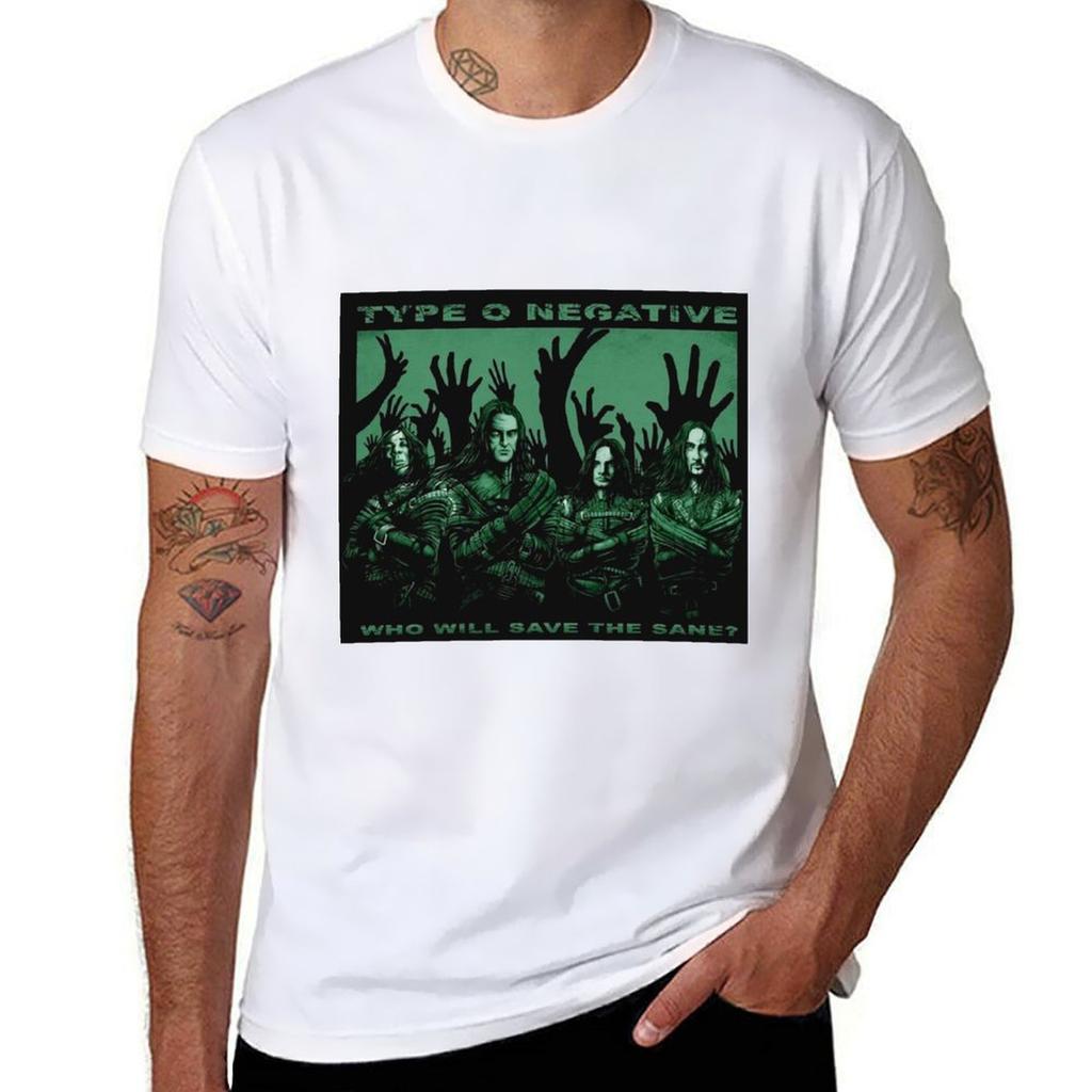 Type O Negative Tshirt Summer Print Short Sleeve Tee
