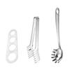 Yousheng Pasta Scoop Food Grade Heat-Resistant Stainless Steel Noodle Tongs Pasta Spoon Spaghetti Server Colander Kitchen Supplies