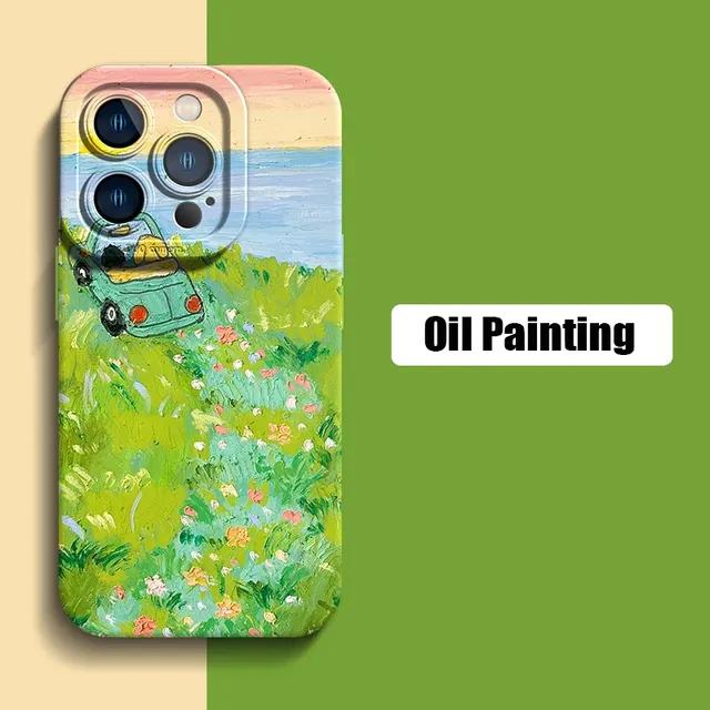 Чехол для телефона с изображением розового вишни Ван-Гога для iPhone 15 14 13 11 12 Pro Mini XR X XS Max 8 7 Plus