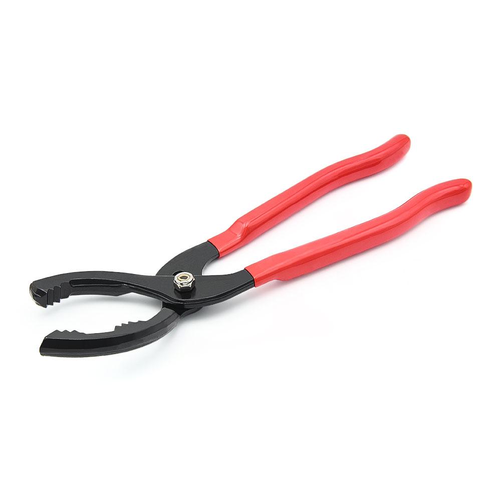 1pc 12 Inch Car Oil Filter Pliers Clamp Type Wrench Oil Filter Remove Disassembly Tool Filter Element Wrench 15 ° Bend Grip