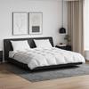 Bed Set with Pillows 3 pcs White Down Feather
