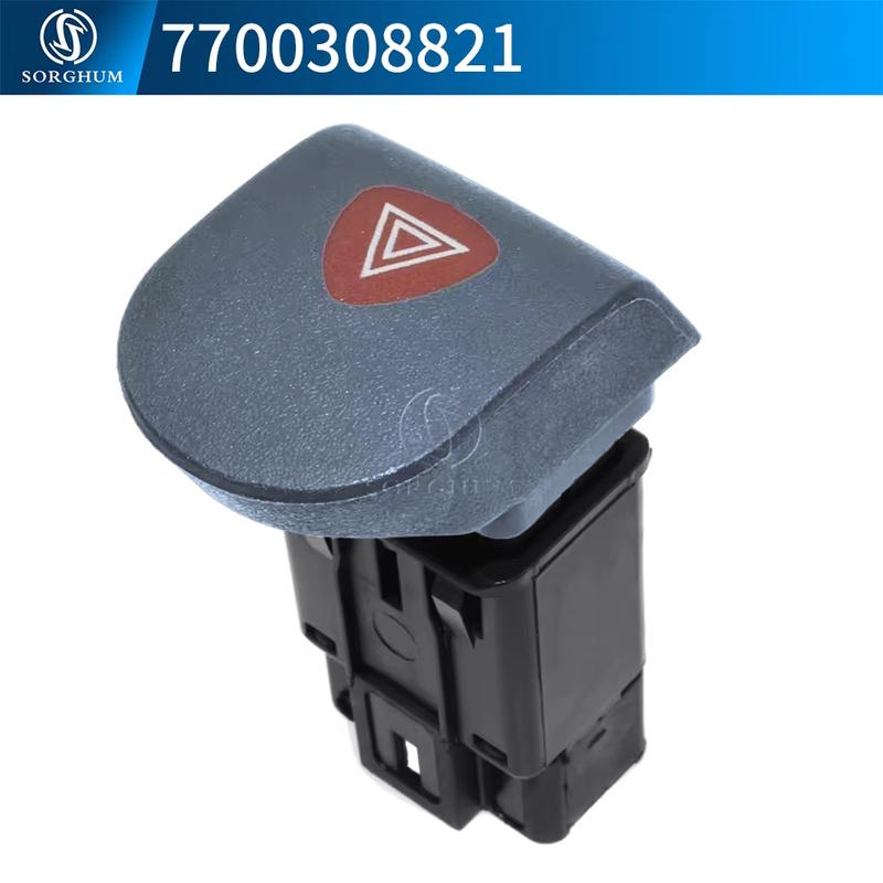 SORGHUM Hazard Warning Emergency Light Flasher Switch Button For Renault Kangoo I 1997 2015 2016 2017 2018 7700308821 Car Parts