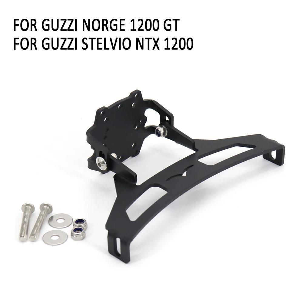 For GUZZI NORGE 1200 GT 4V STELVIO NTX 1200 Motorcycle Accessories Phone Holder GPS Navigation Bracket Front Stand Mount