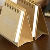 2025 Mini Desk Calendar Standing Flip Desktop Calendar Daily Scheduler for Planning Organizing Home School Office Table Decoration