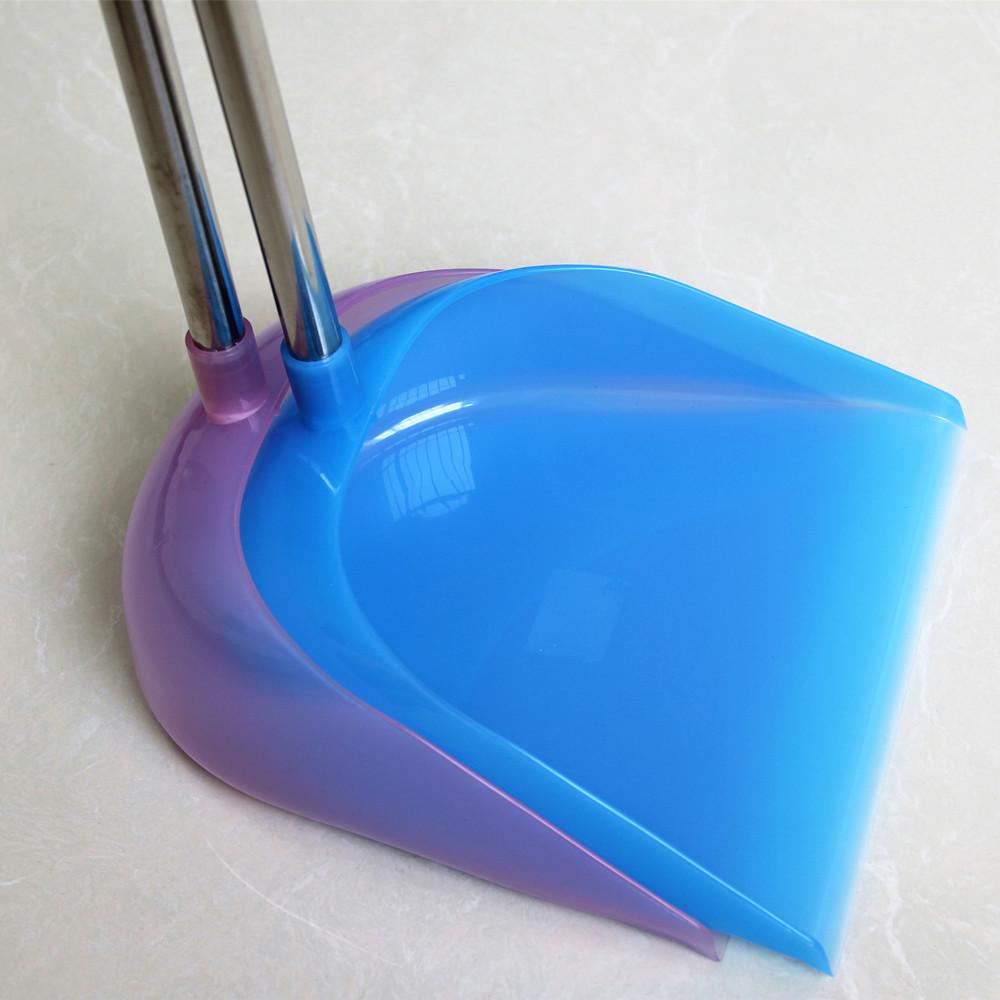 Совок для мусора из нержавеющей стали с ветрозащитным пластиковым дизайном для уборки дома