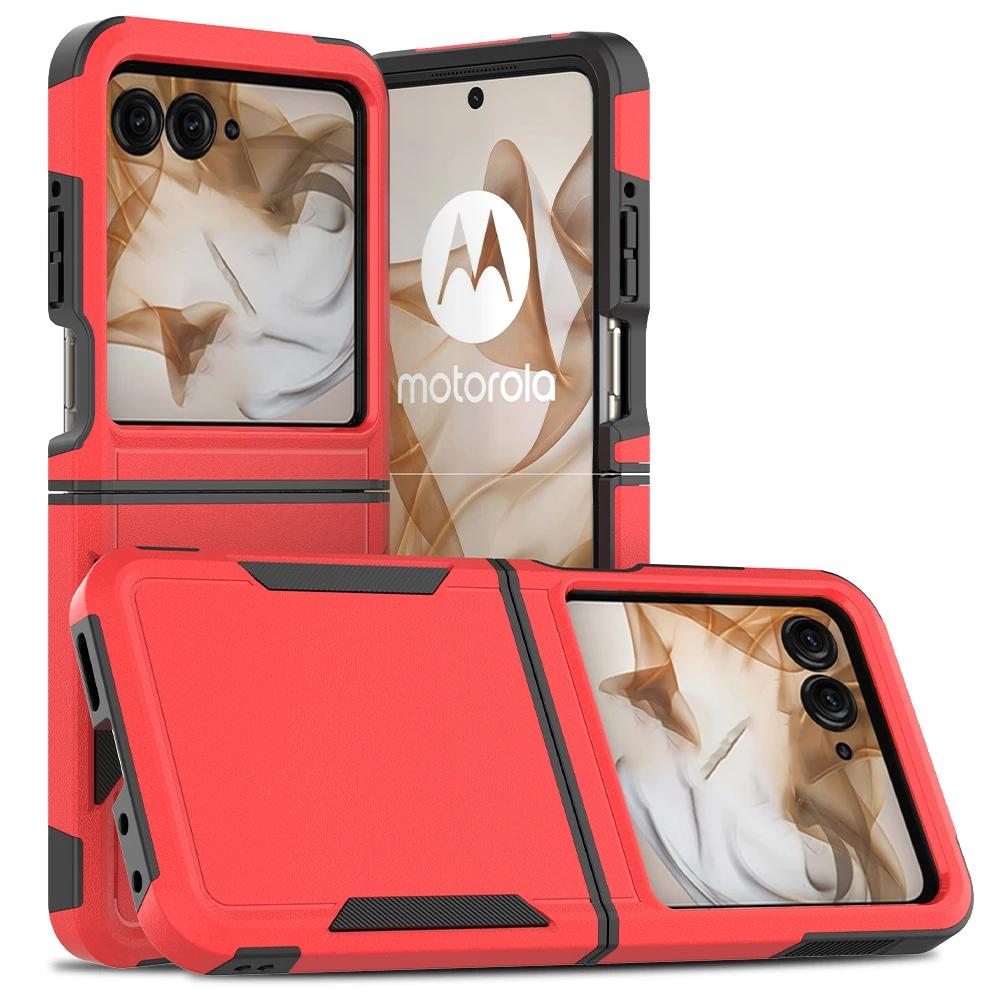 Heavy Duty Armor OTT-BOX Phone Case For Motorola Moto Razr 70 60 50 Razr 2026 2025 2025 Enhanced Shockproof Bumper Protect Cover