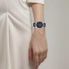 Casio SHEEN Стекло Зеркало из Искусственного Сапфира Солнечные Водонепроницаемые Элегантные Бизнес-Часы Кварцевый Механизм Ремешок из Натуральной Кожи Японские SHS-4522L-1AUPR