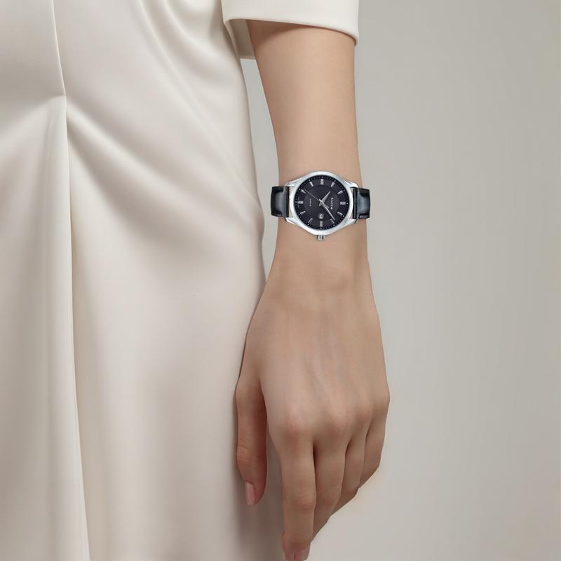 Casio SHEEN Стекло Зеркало из Искусственного Сапфира Солнечные Водонепроницаемые Элегантные Бизнес-Часы Кварцевый Механизм Ремешок из Натуральной Кожи Японские SHS-4522L-1AUPR