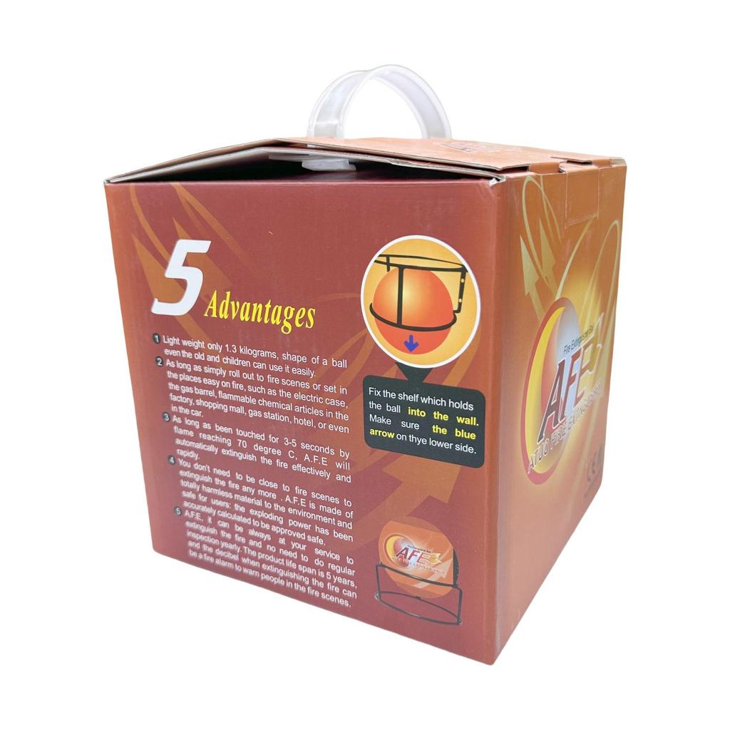 Автоматический огнетушитель в виде шара для тушения пожаров сухим порошком 1,3 кг - AFG Fire Extinguisher