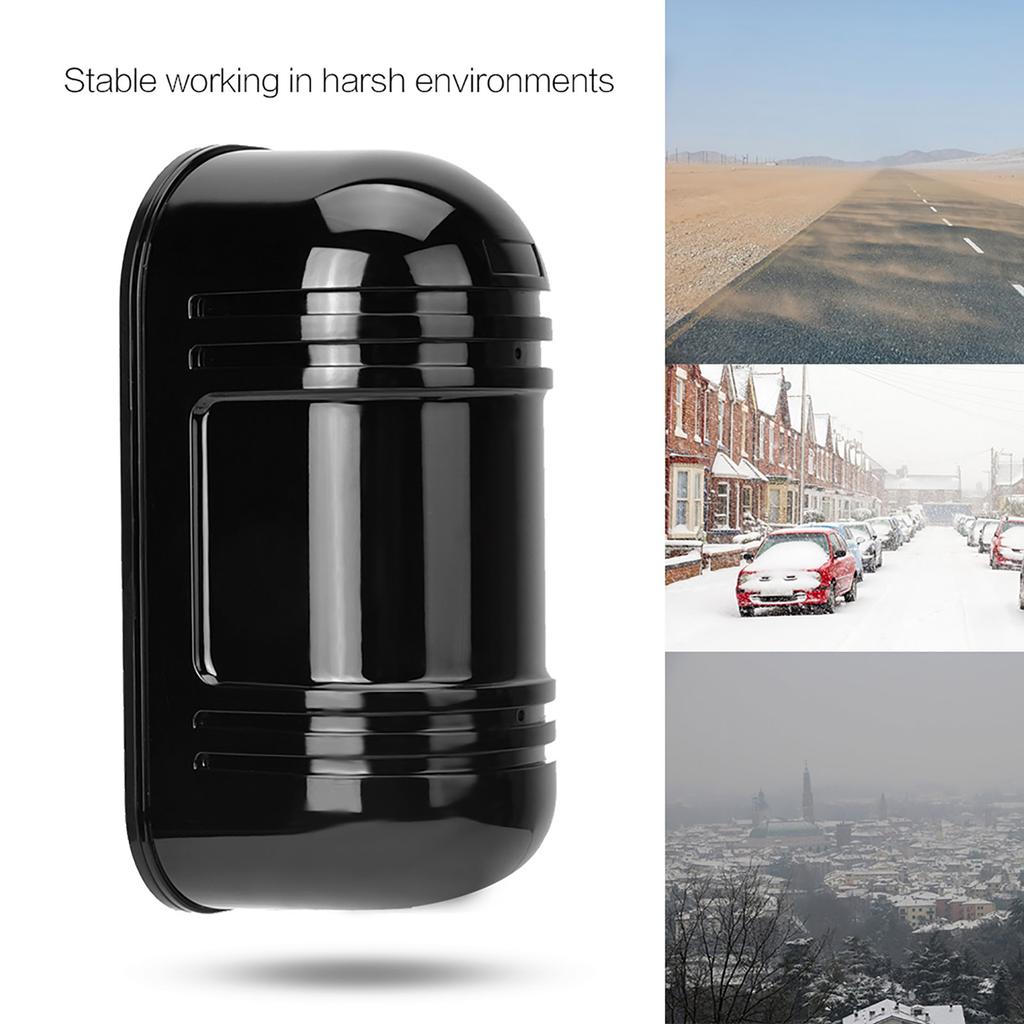 Invisible Beam Barrier Active Detection Digital Pulse Infrared Sensor 100m IR Alarm