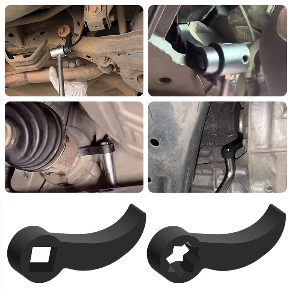 Car Angle Type Half Axle Disassembly Tool Drive Pry Bar Adapter Used for Open-end Wrenches Disassembling Axles Repair Tool