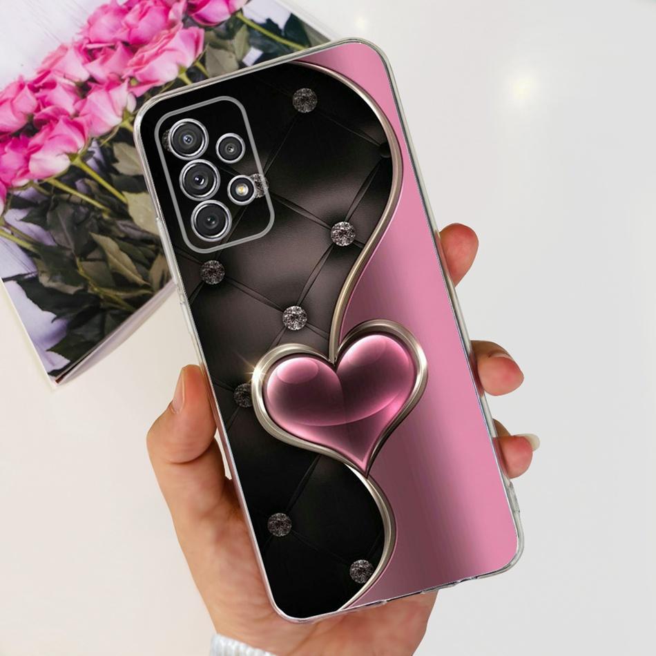 Чехол для Samsung Galaxy A52 Чехол Samsung A52s 5G Элегантная Печать Мягкий Силикон ТПУ Задняя Крышка Телефона Для Samsung A52 4G 5G A 52 52s