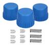 3 Set 2 1 2in Bump Knob Eyelet Sleeve Spring Fit for Husqvarna T35 Trimmer Head Parts