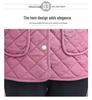 New Plus Velvet Warm Fashionable Short Jacket for Middle-Aged and Elderly Women - Stylish Autumn/Winter Cotton Coat
