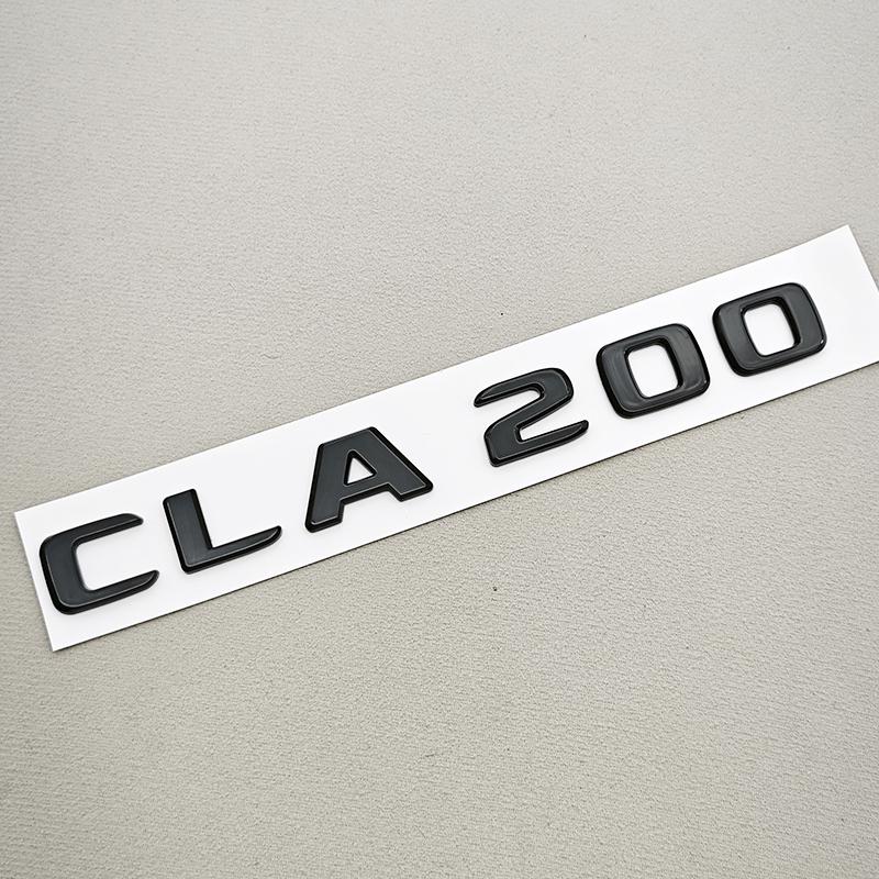 3D ABS Car Letter Logo CLA200 CLA220 CLA260 Badge Rear Trunk Emblem Decal For Mercedes Benz CLA Class C117 X117 X118 Accessories MJ7