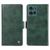 YIKATU YK-007 For Motorola Edge 50 5G Case Side Buckle PU Leather Phone Cover Litchi Texture