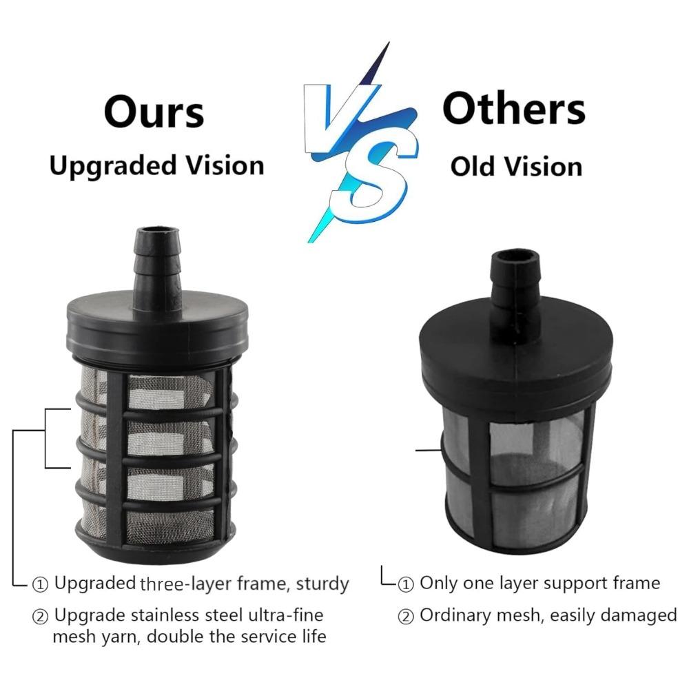 1-3Pcs Suction Hose Filter High Pressure Washer Hose Water Pump Stainless Steel Net Strainer Pressure Washer for Garden Courtyar