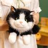 Voiced Realistic Cat Doll Soft Simulated Kitten Model Cute Simulation Cat Plush Toys  Kids