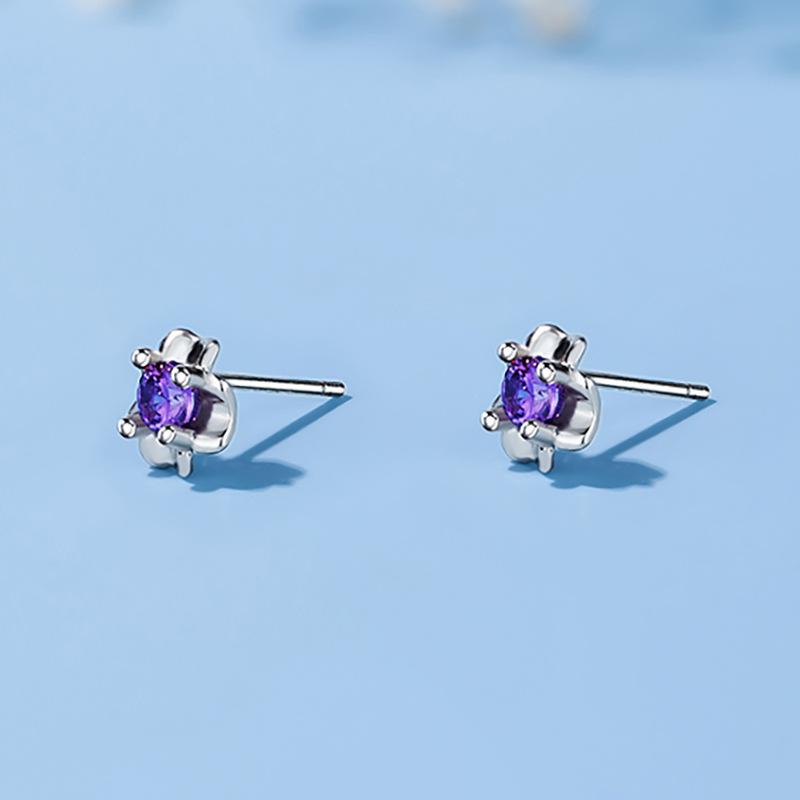 Серьги с четырьмя листочками клевера женские Mori Light Luxury Lucky Flower Ear Jewelry Girl Heart Популярная корейская версия Niche Design Accessories