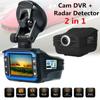VG3 2 In 1 Car Hidden DVR Camera Radar Laser Speedometer Radar Detector Car Dash Camera HD Wide Angle Car DVR Recorder