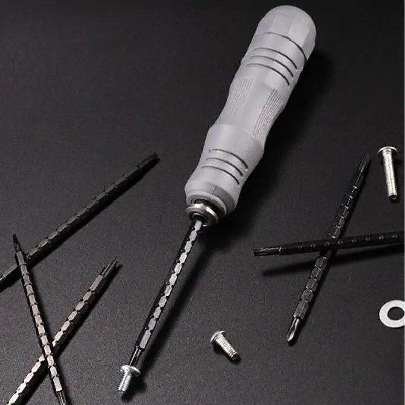 1 набор 13 в 1 набор отверток комбинированный прочный масштабируемый многофункциональный бытовой набор бит высокой твердости с сильным магнитом