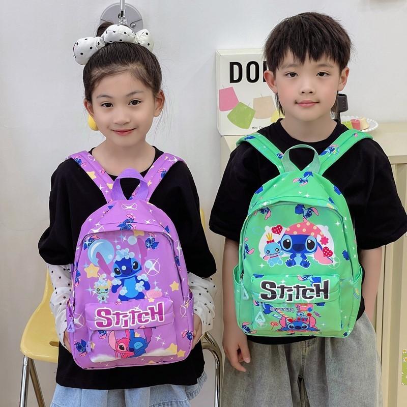 Bubble Cute Love Ice Cream Lilo Angel Cartoon Printed Backpack Children