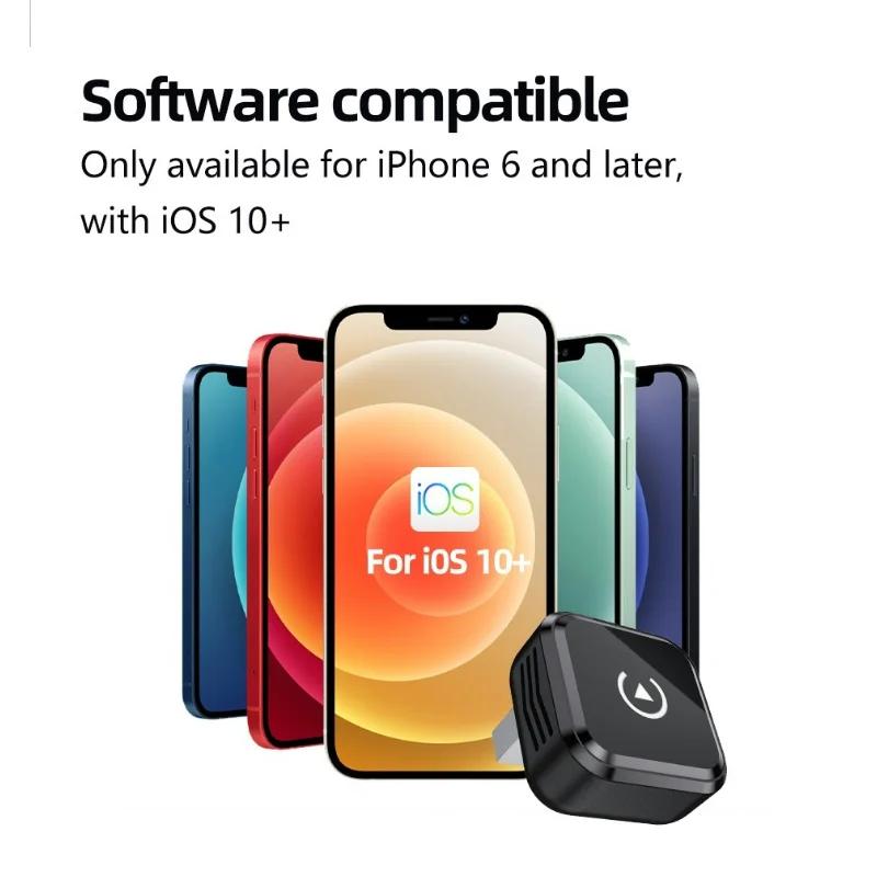 Carplay AI Box Беспроводной Android Auto Смарт-бокс 2 в 1 Проводной к Беспроводному Адаптеру CarPlay USB Type-C Донгл в Универсальный автомобиль