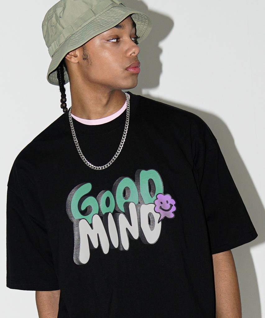 PUNCHLINE Goodmind Short Sleeve 4 Types Black Wsst6215