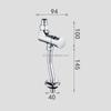 X10010ABSCR Wall Mounted Chrome Color of High Quality Brass Material Pressure Urinal Flush Valve